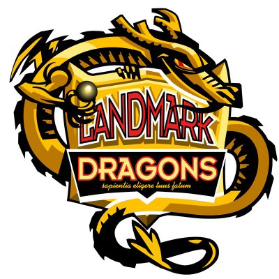 Landmark high school logo