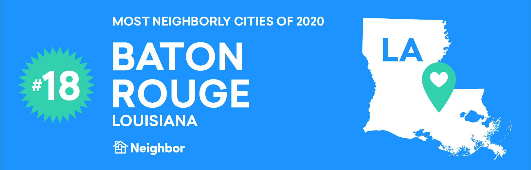 Most Neighborly City - baton rouge