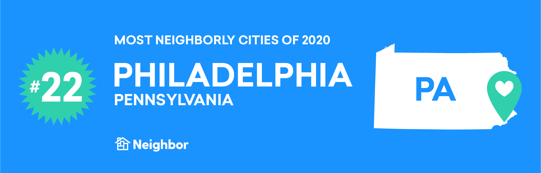 Most Neighborly City - philadelphia