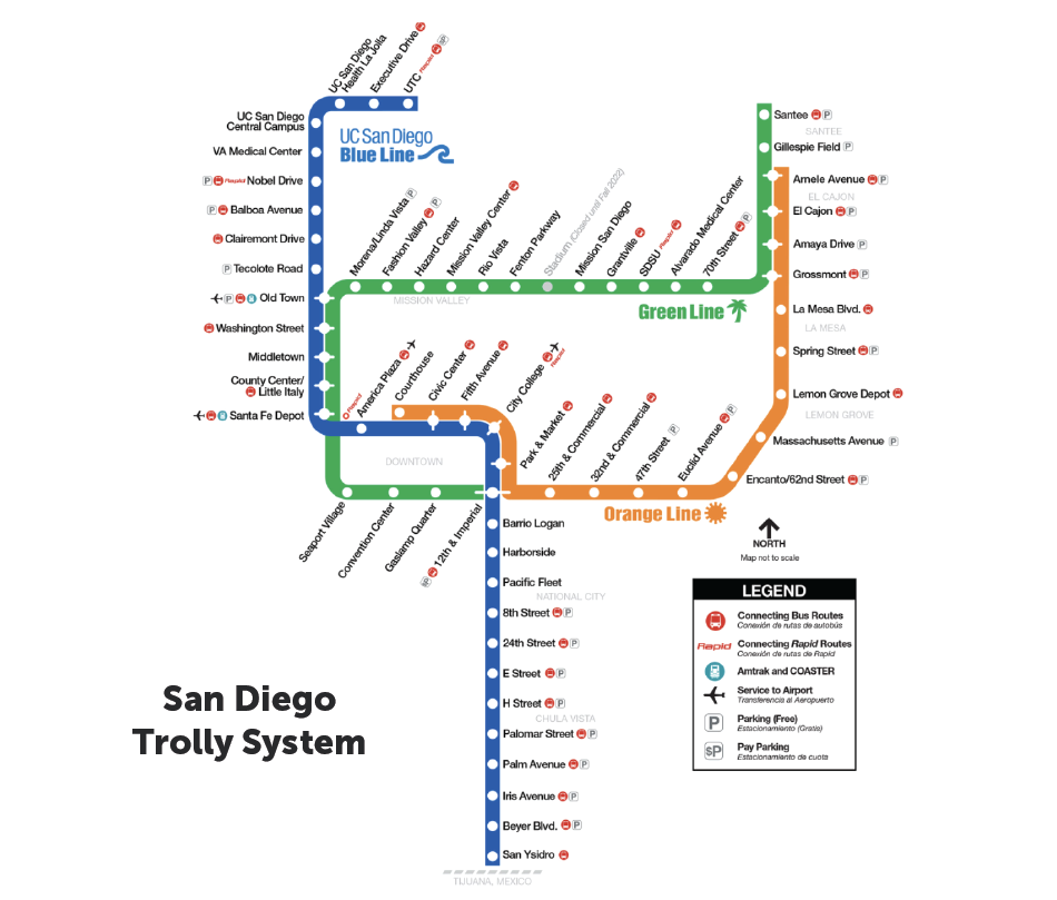 san diego trolly system