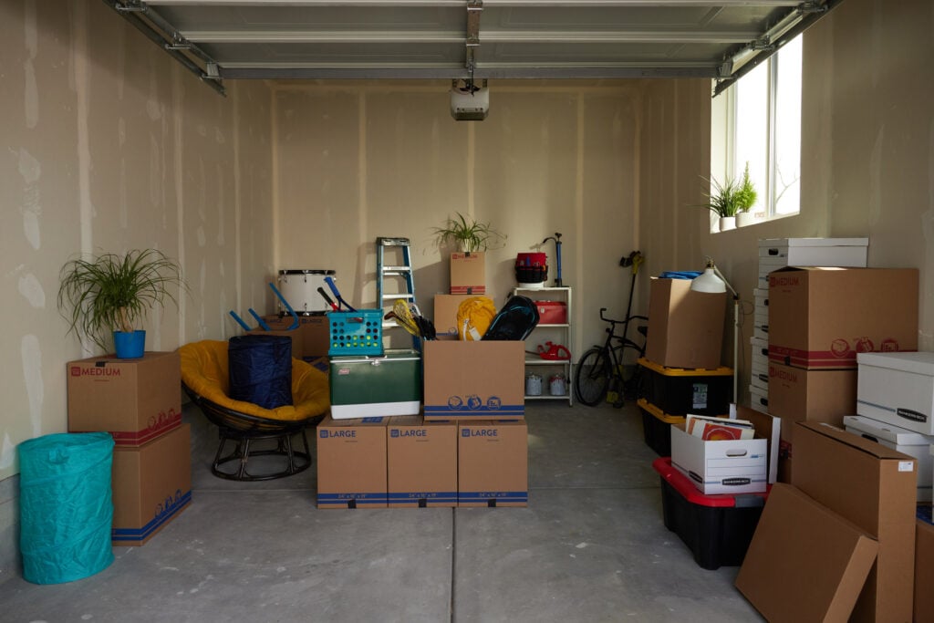 Garage rented for storage