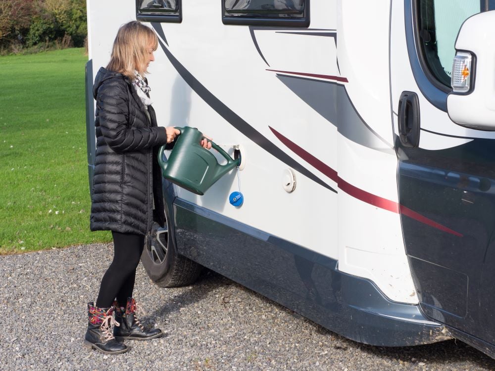 How to Fill RV Fresh Water Tank Without Hose 4 Methods for Dry Campers